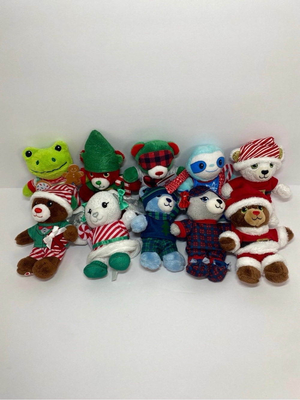 Build a Bear Christmas Advent Calendar Mini 5” Plush Lot of 10
